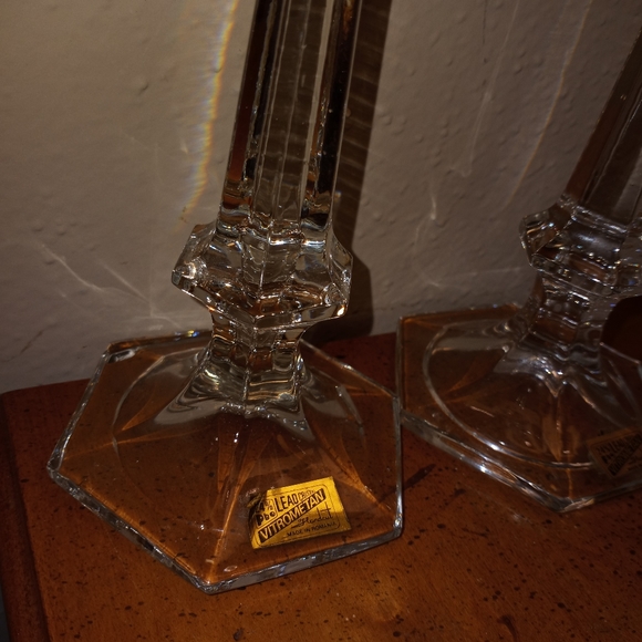 Vitrometan Crystal Candle Holders - Picture 12 of 13